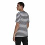 T-shirt Essentials Stripey Adidas Embroidered Logo Svart