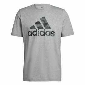T-shirt Adidas Essentials Camo Print Grey