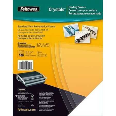 Couverture Fellowes Crystals A3 100 Unités reliure