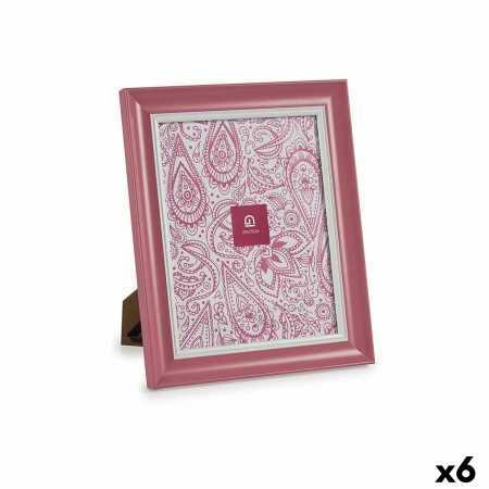 Fotoram Glas Rosa Plast (6 antal) (2 x 31 x 26 cm)