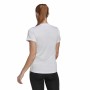 T-shirt à manches courtes femme Adidas Primeblue D2M Logo Sport Blanc