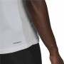 Damen Kurzarm-T-Shirt Adidas Aeroready D2M Sport Weiß