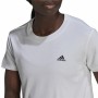 Women’s Short Sleeve T-Shirt Adidas Aeroready D2M Sport White