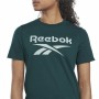 T-shirt med kortärm Dam Reebok Identity Turkos