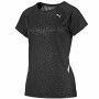 Women’s Short Sleeve T-Shirt Puma Graphic Tee Black