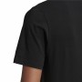 T-shirt med kortärm Herr Adidas Embroidered Small Logo Svart
