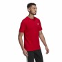 Men’s Short Sleeve T-Shirt Adidas Essential Logo Red