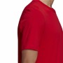 Men’s Short Sleeve T-Shirt Adidas Essential Logo Red