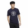 Men’s Short Sleeve T-Shirt Adidas Embroidered GT Black