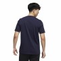 T-shirt med kortärm Herr Adidas Embroidered GT Svart