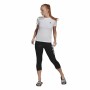 T-shirt à manches courtes femme Adidas Aeroready D2M 3 Stripes Blanc