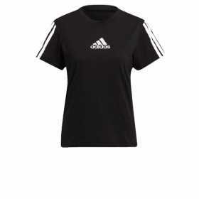 Damen Kurzarm-T-Shirt Adidas TC Schwarz