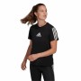 T-shirt med kortärm Dam Adidas TC Svart