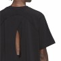 T-shirt med kortärm Dam Adidas Aeroready Wrap-Back Svart