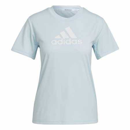 T-shirt med kortärm Dam Adidas Move Logo Sport Turkos