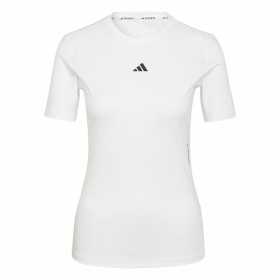 T-shirt à manches courtes femme Adidas Techfit Training Blanc