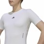 T-shirt med kortärm Dam Adidas Techfit Training Vit