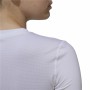 T-shirt à manches courtes femme Adidas Techfit Training Blanc