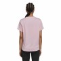 T-shirt med kortärm Dam Adidas Training Minimal Rosa