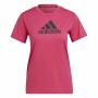 Women’s Short Sleeve T-Shirt Adidas Designed 2 Move Logo Fuchsia