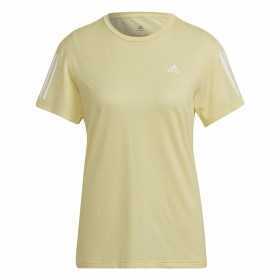 Damen Kurzarm-T-Shirt Adidas Own Cooler Gelb