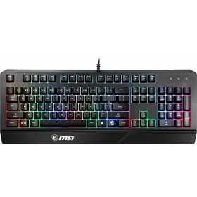 Gaming Keyboard MSI Vigor GK20 Spanish Qwerty Black LED RGB
