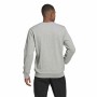 Men’s Sweatshirt without Hood Adidas Essential Big Logo Grey