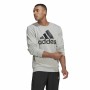 Tröja utan huva Herr Adidas Essential Big Logo Grå