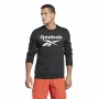 Sweat sans capuche homme Reebok Identity Noir