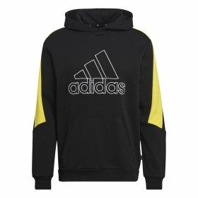 Men’s Hoodie Adidas Embroidered Badge Black