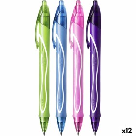Gel-Stift Bic Gel-Ocity Quick Dry 4 Colours 12 Stück