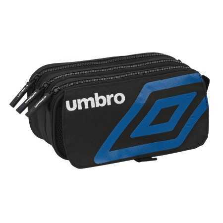 Tredubbel Carry-all Umbro Flash Svart (21,5 x 10 x 8 cm)