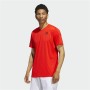 Men’s Short Sleeve T-Shirt Adidas Tiro Winterized Red