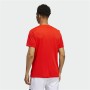 Men’s Short Sleeve T-Shirt Adidas Tiro Winterized Red