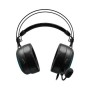 Gaming Headset with Microphone Newskill Newskill kimera v2 LED RGB 15 mW Black