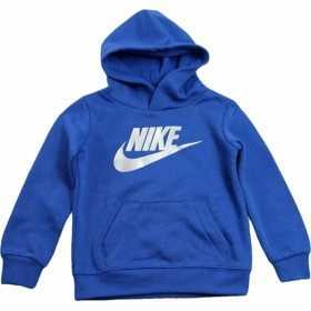 Jungen Sweater mit Kapuze Nike Metallic HBR Gifting Blau