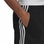 Short de Sport pour Homme Adidas Essentials 3 Stripes Aeroready Noir