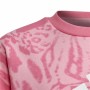 Sweatshirt ohne Kapuze für Mädchen Adidas Future Icons Hybrid Animal Rosa