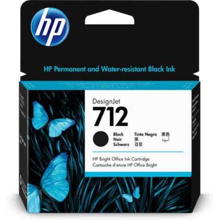 Original Bläckpatron HP Cartucho de Tinta HP DesignJet 712 negro de 80 ml Svart