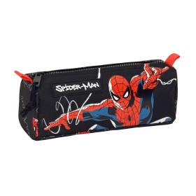 School Case Spiderman Hero Black (21 x 8 x 7 cm)