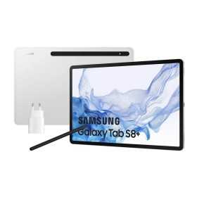 Tablet Samsung Galaxy Tab S8 Plus Silberfarben Qualcomm Snapdragon 898 8 GB 256 GB 8 GB RAM