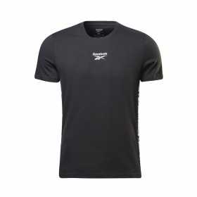 Men’s Short Sleeve T-Shirt Reebok Identity Black