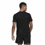 Men’s Short Sleeve T-Shirt Adidas Aeroready D2M Sport Black