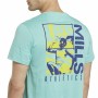 Men’s Short Sleeve T-Shirt Reebok Graphic Les Mills® Aquamarine