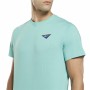 T-shirt med kortärm Herr Reebok Graphic Les Mills® Aquamarine