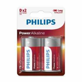 Alkaliska Batterier Philips Power LR20 1,5 V Typ D (2 antal)