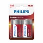 Alkali-Mangan-Batterie Philips Power LR20 1,5 V Art D (2 Stück)