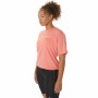 Damen Kurzarm-T-Shirt Asics Tiger Rosa