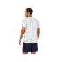 Herren Kurzarm-T-Shirt Asics Court Spiral Tee Weiß