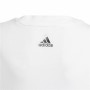 T shirt à manches courtes Enfant Adidas Essentials Blanc